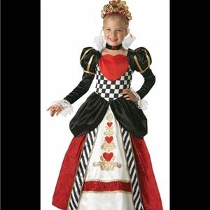 Queen of Hearts Kids Costume - girl size 8
